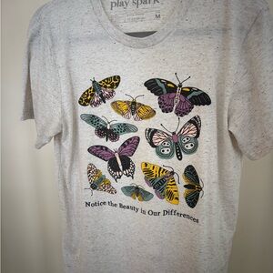 Women's Short Sleeve Graphic Tee - Gray